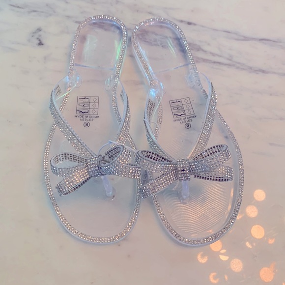 💎NEW Jewelled Diamanté Sandals - Picture 2 of 9